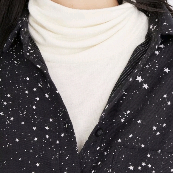 Madewell Oversized Ex-Boyfriend Shirt in Star Print Size S - Picture 4 of 15